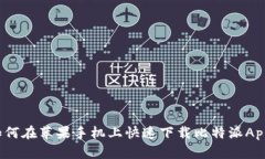 如何在苹果手机上快速下